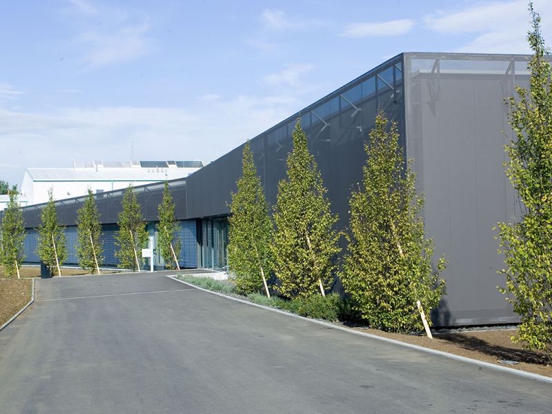 TEXTILFASSADE BAUVORHABEN UHLSPORT BALINGEN